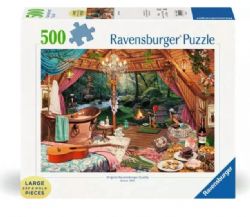 RAVENSBURGER CASSE-TÊTE 500 LARGES PIÈCES - GLAMPING CONFORTABLE #12000825
